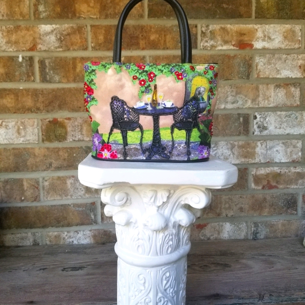 Beaded handbag